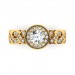 0.81 carat 18K Gold - Entwined Halo Engagement Ring