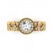 0.81 carat 18K Gold - Entwined Halo Engagement Ring