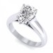 1.00 carat Platinum - Avalush Pear Ring