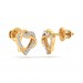 THE HEART INFINITY EARRINGS