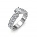 0.79 carat Platinum Gold - Amyra Engagement Ring