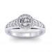 0.77 carat Platinum - Azzario Engagement Ring