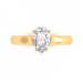 0.30 carat 18K Gold - Avalush Pear Ring