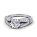 0.71 carat 18K White Gold - Nelly Engagement Ring