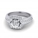 0.80 carat 18K White Gold - Amanda Engagement Ring
