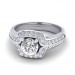 1.30 carat 18K White Gold - Amanda Engagement Ring
