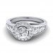 1.07 carat Platinum - Azzario Engagement Ring