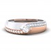 0.47 carat 18K White & Rose Gold - Scarlett Engagement Ring