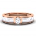 0.24 carat 18K White & Rose Gold - Renee Engagement Ring
