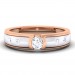 0.24 carat 18K White & Rose Gold - Renee Engagement Ring