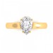 0.50 carat 18K Gold - Avalush Pear Ring