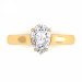 0.70 carat 18K Gold - Avalush Pear Ring
