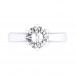 0.70 carat 18K White Gold - Neo Six-Prong/Six-Claw Engagement Ring