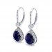 The Azure Dangler Diamond Earrings