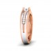 0.34 carat 18K White & Rose Gold - Tiana Engagement Ring