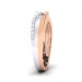 0.38 carat 18K White & Rose Gold - Scarlett Engagement Ring 