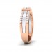 0.48 carat 18K White & Rose Gold - Naysha Engagement Ring