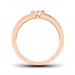 0.24 carat 18K White & Rose Gold - Renee Engagement Ring