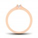 0.34 carat 18K White & Rose Gold - Tiana Engagement Ring