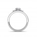 1.30 carat Platinum - Sylvia Engagement Ring and Wedding Band Set