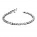 The Rosa Alternating Block Tennis Bracelet - 4 cent diamonds