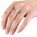 The Cindy Oval Hidden Halo Ring