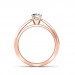 The Dual Band Solitaire Ring