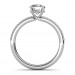 Hand-0.74 ca0.74 carat Platinum - Forever Love Engagement Ringrat Platinum - Forever Love Engagement Ring