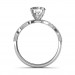 Hand- 0.82 carat Platinum -  Eternity Engagement Ring