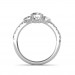 1.05 carat 18K White Gold - Eternal Love Engagement Ring