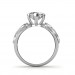1 carat Platinum - Gelsey Engagement Ring
