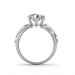 0.70 carat Platinum - Gelsey Engagement Ring