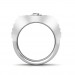 The Leopold Ring For Him - 0.15 carat- Platinum