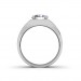 The Evergreen Solitaire Ring For Him - 0.50 carat - Platinum