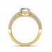 0.92 carat 18K Gold - Zest Love Engagement Ring 