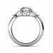 0.94 carat 18K White Gold - Laura Baguette Ring