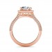 The Renee Halo Ring - Round