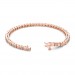 The Symphony Alternating Block Tennis Bracelet - 10 cent diamonds