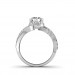 The Entwined Band Solitaire Ring