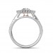 The Dual Band Solitaire Ring