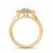 The Dual Band Solitaire Ring