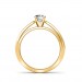 The Dual Band Solitaire Ring