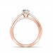The Dual Band Solitaire Ring