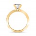 0.68 carat 18K White Gold - Eternity Princess Engagement Ring