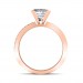 0.68 carat 18K White Gold - Eternity Princess Engagement Ring