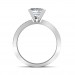 0.68 carat 18K White Gold - Eternity Princess Engagement Ring 
