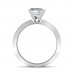 0.68 carat Platinum - Eternity Princess Engagement Ring