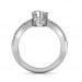 0.88 carat Platinum - The Ramona Heart Solitaire Ring