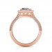 The Renee Halo Ring - Princess