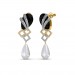 The Elegant Onyx Diamond Earrings